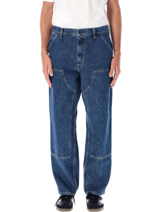 26FW 칼하트 WIP 스미스 데님 더블 니 팬츠 I032699 0106 BLUE STONE WASHED DOM