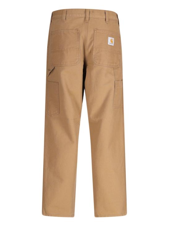 26FW 칼하트 WIP 디어본 캔버스 싱글 니 팬츠 I031497 HZ02 HAMILTON BROWN RINSED DOM - CARHARTT WIP