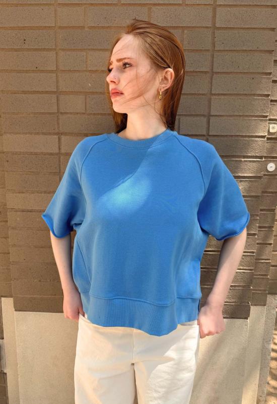  더 엔케이씨 스토어 반팔 티셔츠 NKC 스토어 세나 테리 탑