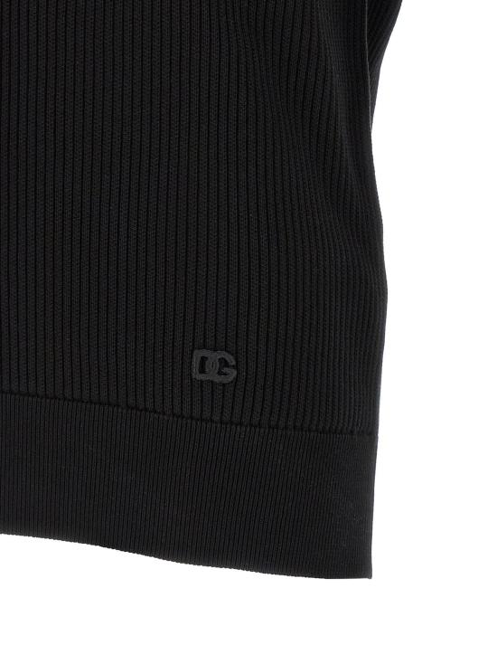  돌체앤가바나 폴로 티셔츠 15794543427870 BLACK - DOLCE & GABBANA