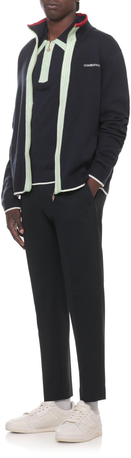 26FW 카사블랑카 폴로 티셔츠 15833461719326 NAVY - CASABLANCA