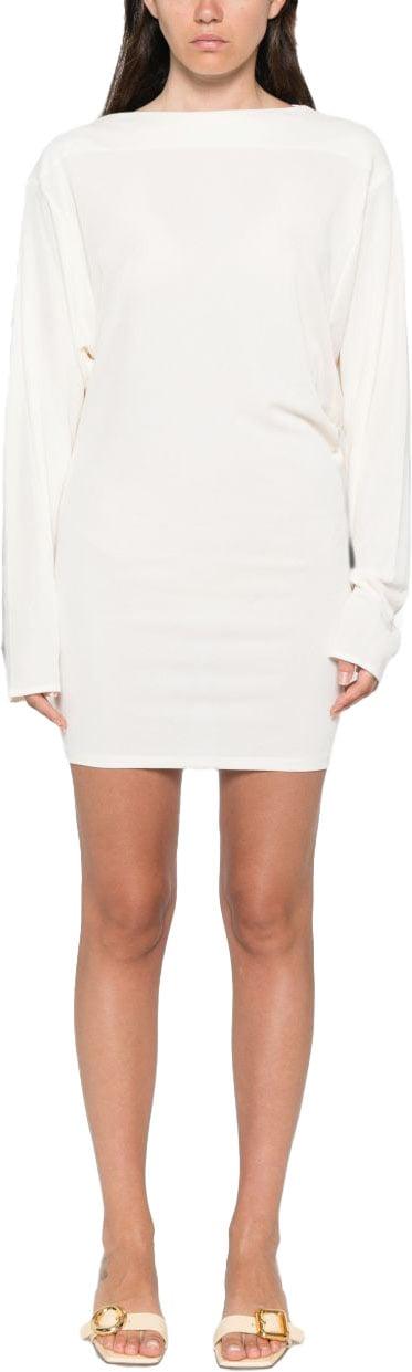 26FW 자크뮈스 숏 원피스 DRW00823AJ00253110 WHITE - JACQUEMUS