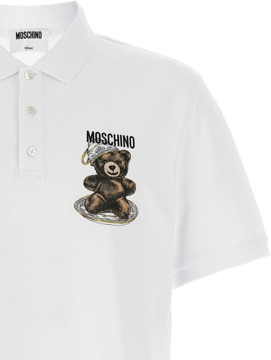 25FW 모스키노 폴로 티셔츠 15803144634654 WHITE - MOSCHINO