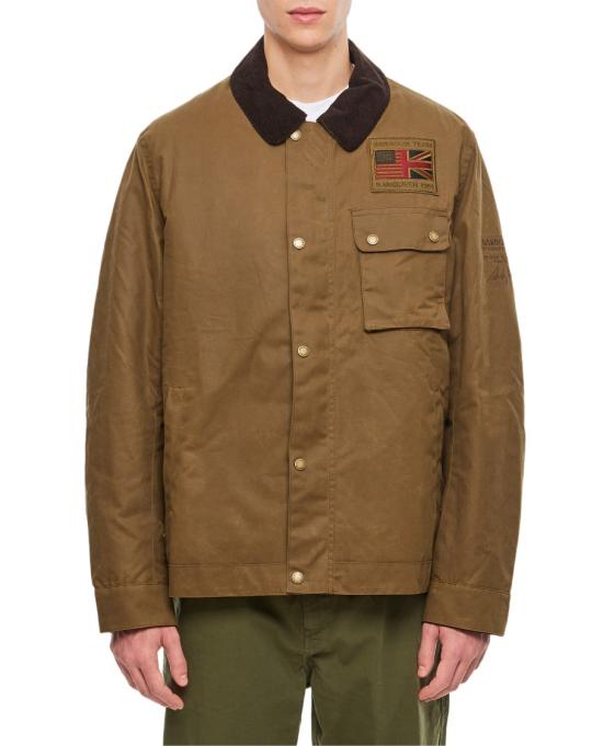  바버 인터네셔널 워커스 왁스 자켓 MWX1853SN32 Brown