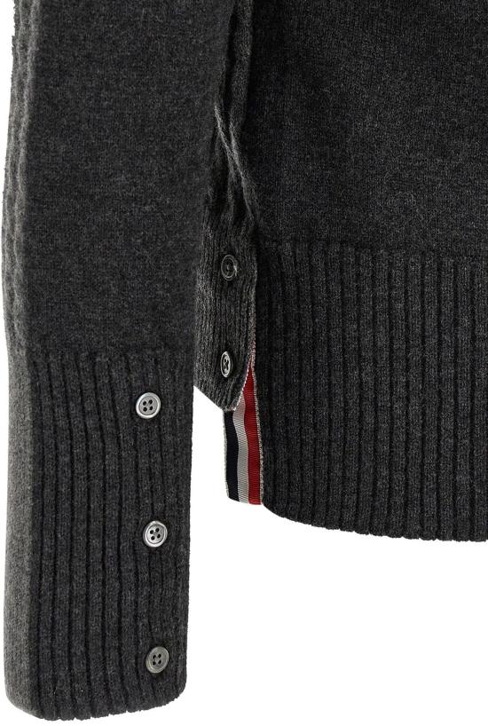  톰브라운 폴로 티셔츠 15813906432286 GREY - THOM BROWNE