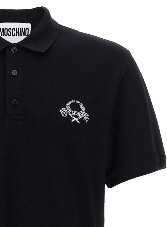  모스키노 폴로 티셔츠 15789980680478 BLACK - MOSCHINO