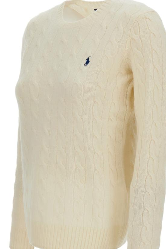 26FW 폴로 랄프로렌 폴로 자수 케이블 니트 스웨터 211971865001AUTHENTICCREAM Neutrals - POLO RALPH LAUREN