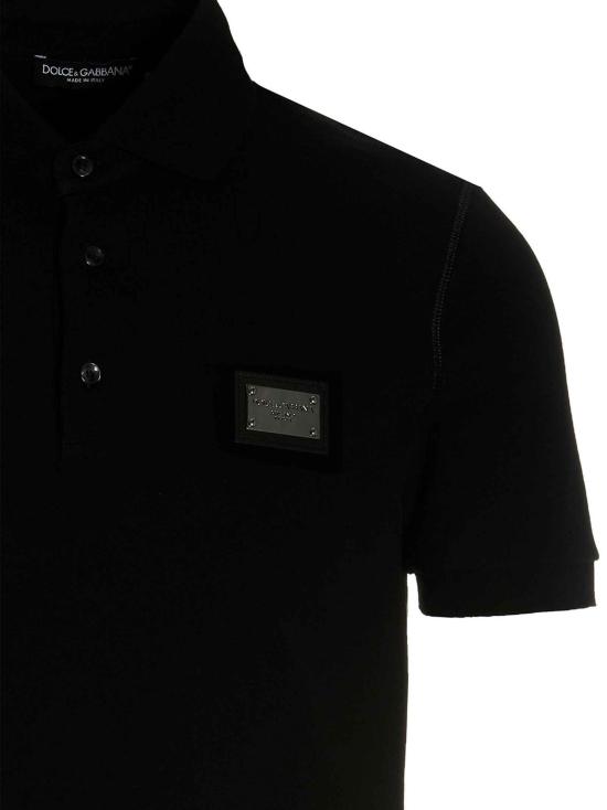  돌체앤가바나 폴로 티셔츠 15789431259422 BLACK - DOLCE & GABBANA