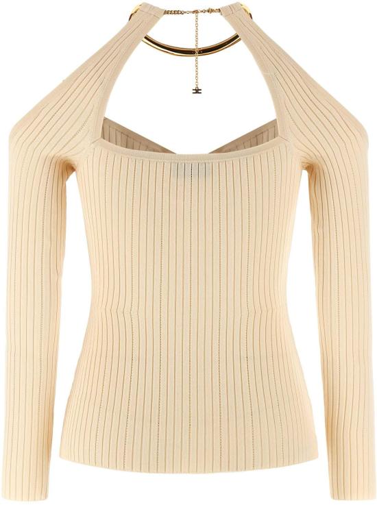  엘리자베타프랜치 니트웨어 15779735339294 BEIGE - ELISABETTA FRANCHI