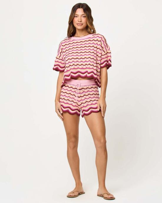  엘스페이스 숏팬츠 SUNSH25 PINK