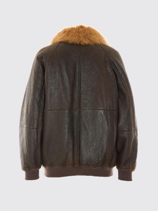 26FW 브루넬로 쿠치넬리 가죽 자켓 MPMMA7564 C9998 Brown - BRUNELLO CUCINELLI