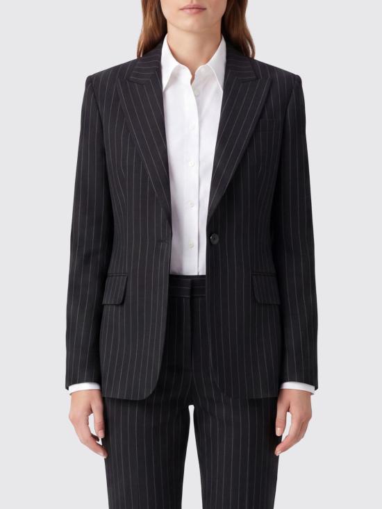 26FW 안다마네 수트 자켓 T203029BTNW069 833 Black