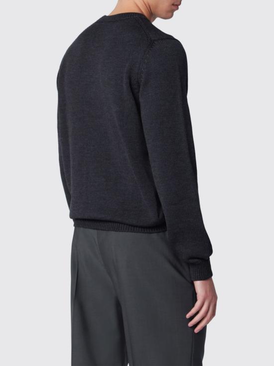 26FW 로베르토 콜리나 스웨터 263MYB02001 21 Charcoal - ROBERTO COLLINA
