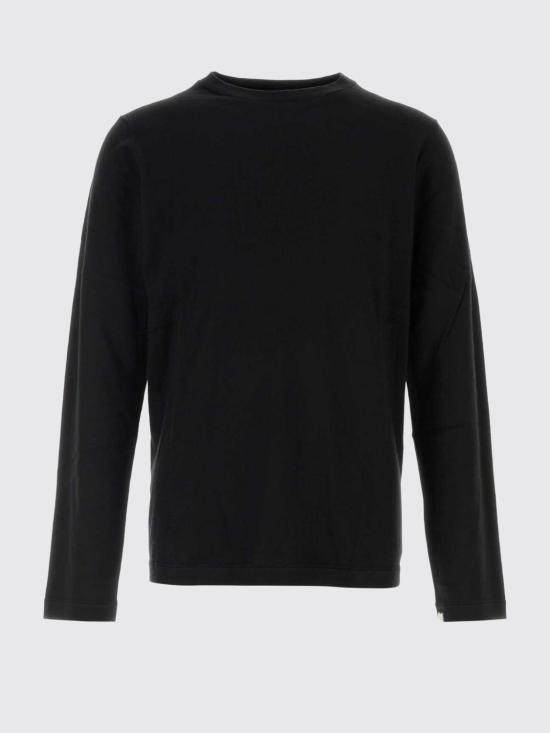 26FW 익스트림캐시미어 긴팔 티셔츠 50017411TU05 RAVEN Black - EXTREME CASHMERE