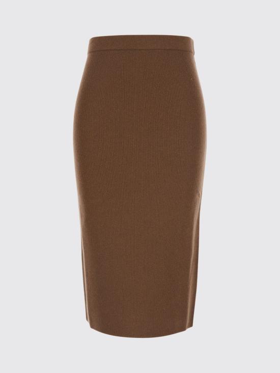 26FW 막스마라 스튜디오 미디 스커트 2626306012600 006 Brown