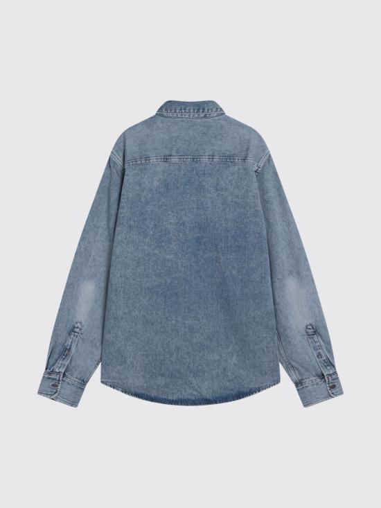 26FW 아미 데님 셔츠 USH786DE0056 480 Blue - AMI