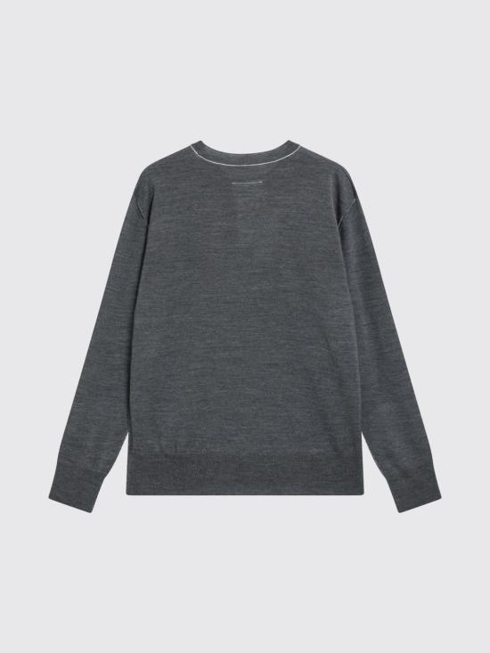 26FW MM6 메종마르지엘라 스웨터 SH0HL0010M13037 860M Grey - MM6 MAISON MARGIELA