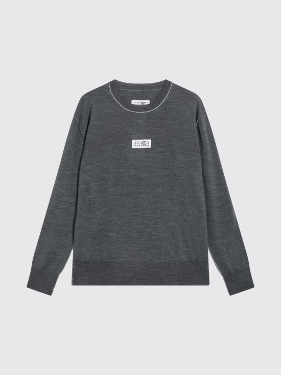 26FW MM6 메종마르지엘라 스웨터 SH0HL0010M13037 860M Grey - MM6 MAISON MARGIELA