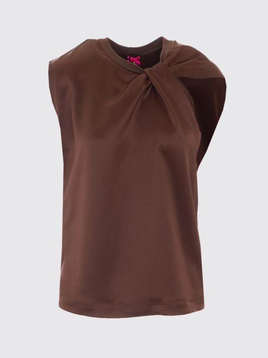 26FW 핑코 탑 107539A3GB L86 Brown - PINKO