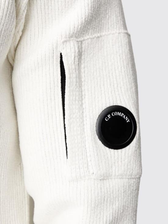 26FW 씨피 컴퍼니 스웨터 21CMKN196A005558G 103 White - C.P. COMPANY