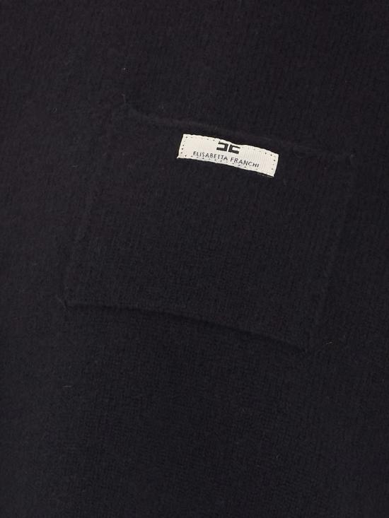 26FW 엘리자베타프랜치 반팔 티셔츠 MK11T66E2 110 Black - ELISABETTA FRANCHI