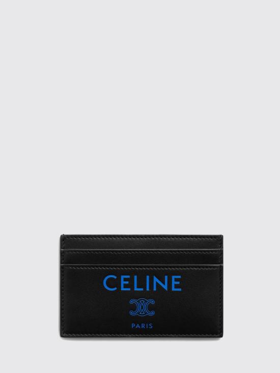 26FW 셀린느 소프트 램스킨 카드 지갑 소프트 램스킨 카드 지갑 10N764K40 GLK0 Black