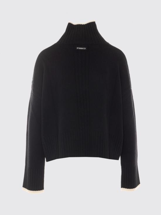 26FW 핑코 터틀넥 105446A3G1 Z99 Black - PINKO