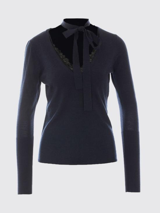 26FW 핑코 스웨터 107775A3O1 G03 Blue - PINKO