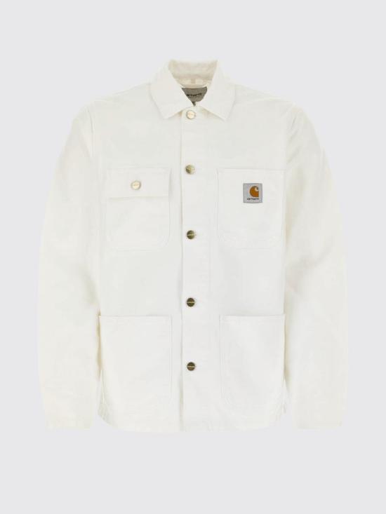 26FW 칼하트 WIP 디어본 캔버스 미시건 초어 코트 I031519 0DJ02 White - CARHARTT WIP