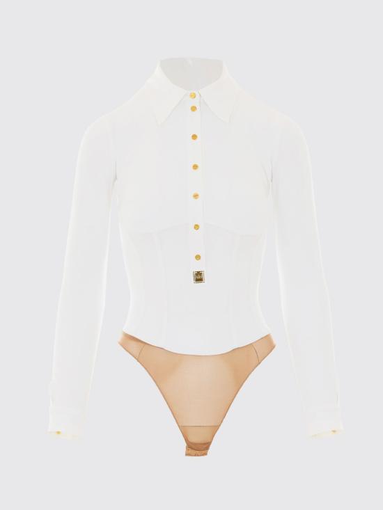 26FW 엘리자베타프랜치 탑 CB00466E2 360 Ivory - ELISABETTA FRANCHI