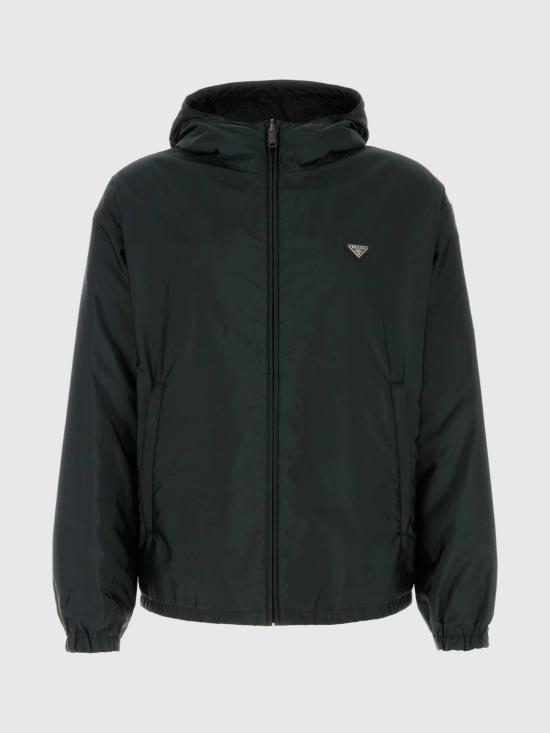 26FW 프라다 리버시블 리나일론 후드 자켓 SGD108SOOO6410 F0G9W Forest Green