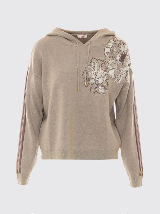 26FW 리우조 후드 티셔츠 TF6092MS49I D3040 Beige - LIU JO