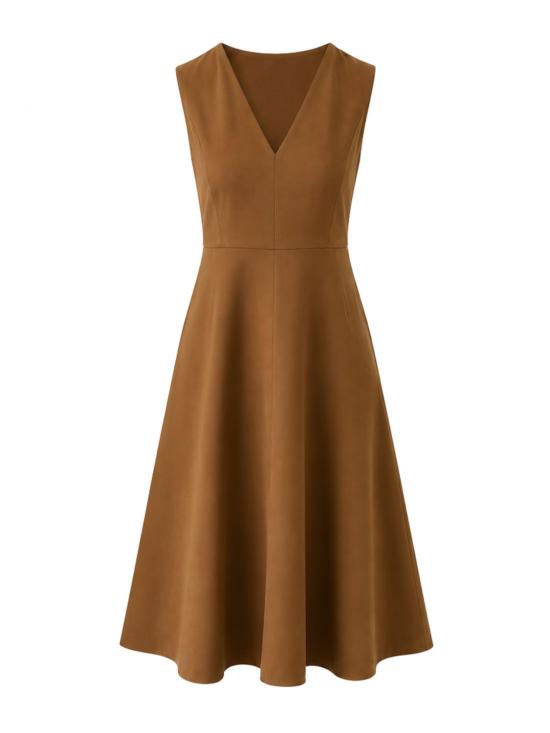 26FW 막스마라 스튜디오 롱 원피스 2626226022600 025 Brown - MAX MARA STUDIO