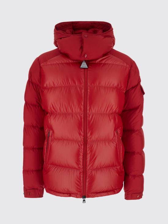 26FW 몽클레어 마야 후드 쇼트 다운 자켓 마야 후드 쇼트 다운 자켓 L20911A00138597YX 45D Red