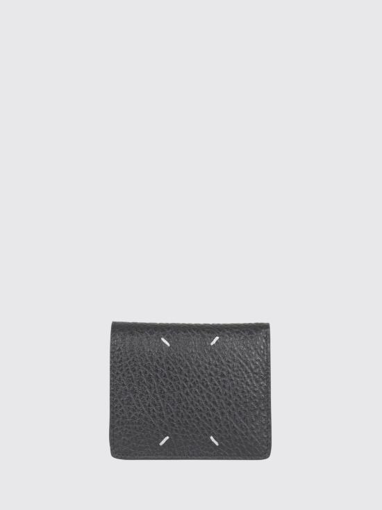 26FW 마르지엘라 레더 플랩 월렛 SA1UI0023P4455 T8013 Black