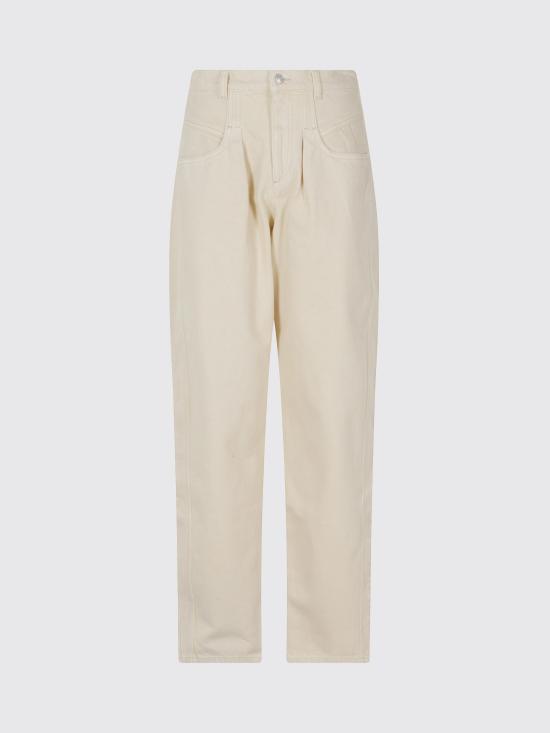 26FW 이자벨마랑 리샤 솔리드 데님 배럴 진 PA0778FA D3H01I 90BE Brown - ISABEL MARANT
