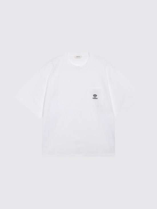 26FW 베르사체 반팔 티셔츠 10245741A17915 1W000 White - VERSACE