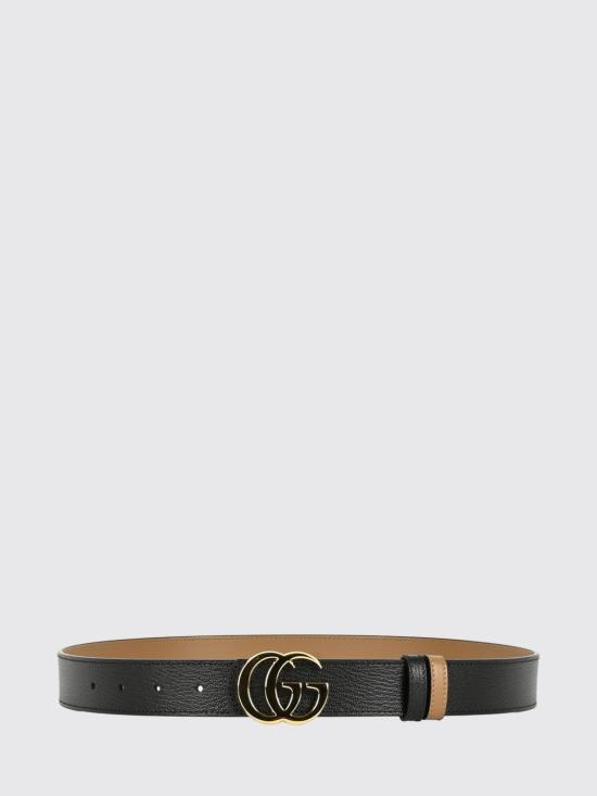 26FW 구찌 GG 마몽 리버시블 벨트 A002CFAAGRU 1045 Black