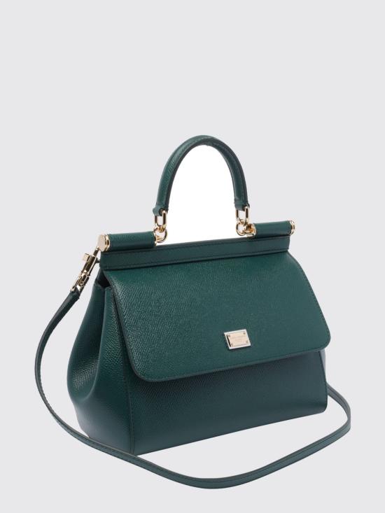 26FW 돌체앤가바나 미디움 시실리 핸드백 BB6003B1001 87399 Forest Green - DOLCE & GABBANA