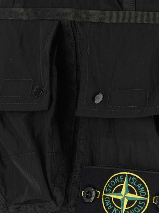 26FW 스톤 아일랜드 베스트 G100016S0424 V0029 Black - STONE ISLAND