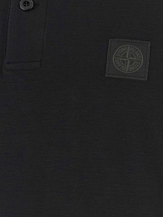 26FW 스톤 아일랜드 폴로 티셔츠 2200005S0F11 V0029 Black - STONE ISLAND