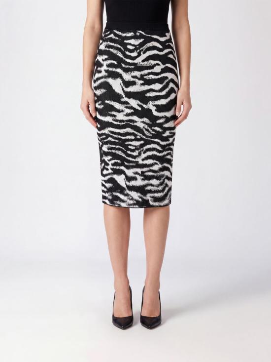 26FW 디 아티코 미디 스커트 261WCS00322KMX006JQ 020 Black