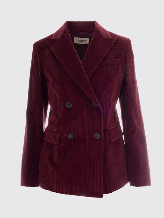 26FW 위켄드막스마라 수트 자켓 2625046012600 006 Burgundy