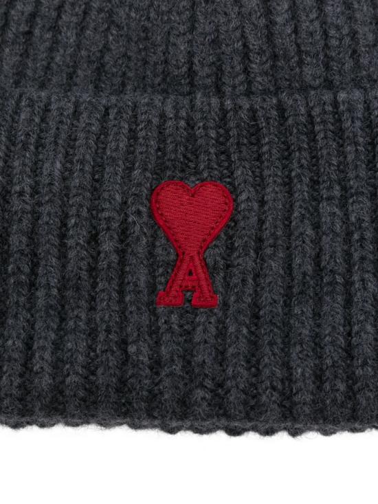 26FW 아미 비니 BFUHA116D 018084 DARK GREY - AMI