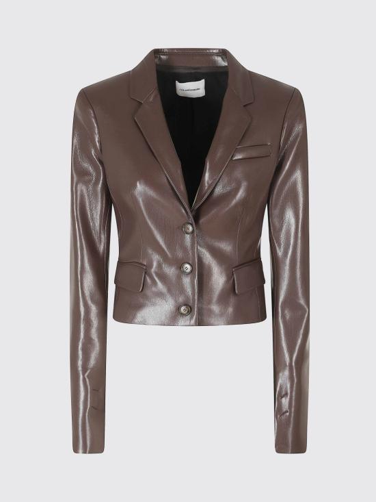 26FW 안다마네 가죽 자켓 T203060ATNP152 641 Brown - ANDAMANE