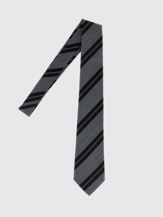26FW 생로랑 넥타이 8249453Y002 1063 Black
