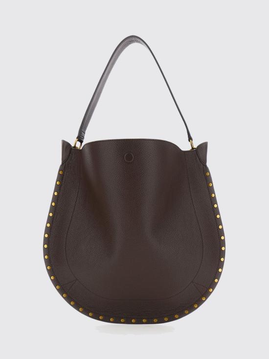 26FW 이자벨마랑 OSKAN 오스칸 문 숄더백 PP0200FAC3C22M 50CF Brown - ISABEL MARANT