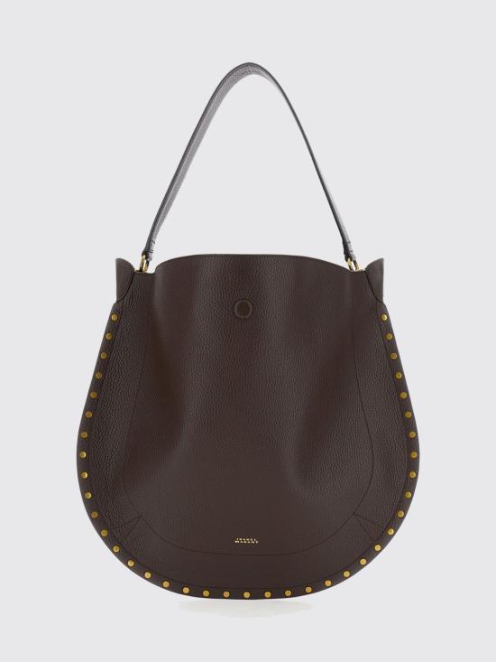 26FW 이자벨마랑 OSKAN 오스칸 문 숄더백 PP0200FAC3C22M 50CF Brown