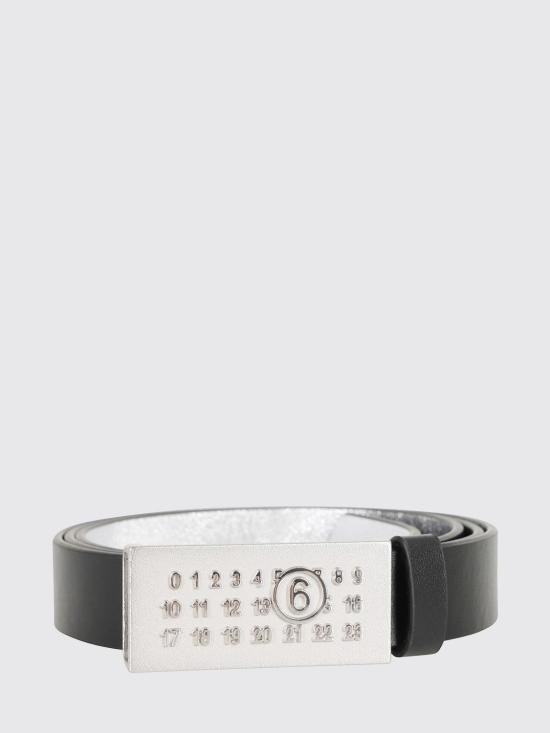 26FW MM6 메종마르지엘라 레귤러 벨트 SA6TP0010P9198 H1145 Black - MM6 MAISON MARGIELA