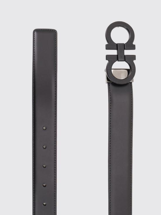 26FW 살바토레 페라가모 벨트 670574 796223 NEROLODEN Black - SALVATORE FERRAGAMO